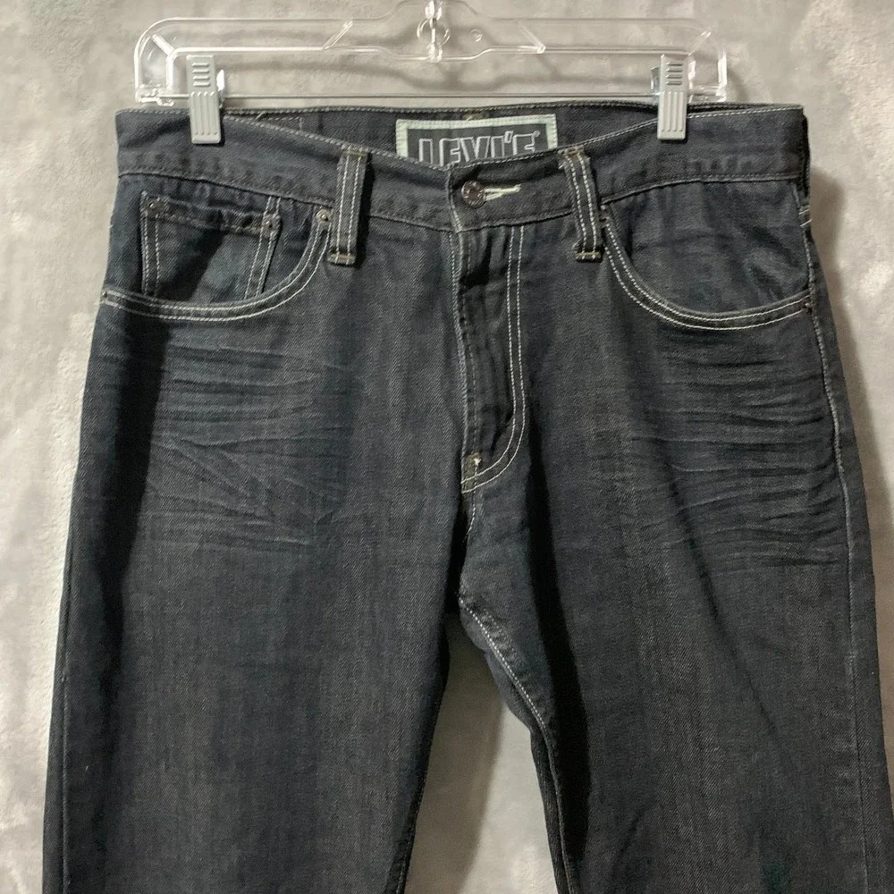 Levi's 514 Jeans Slim Straight Men's Black Denim Size 32x30‎
